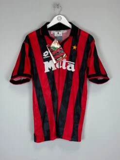 1993/94 AC MILAN *BNWT* HOME SHIRT (L) LOTTO(1993 94 Ac Milan Bnwt Home Shirt L Lotto424)