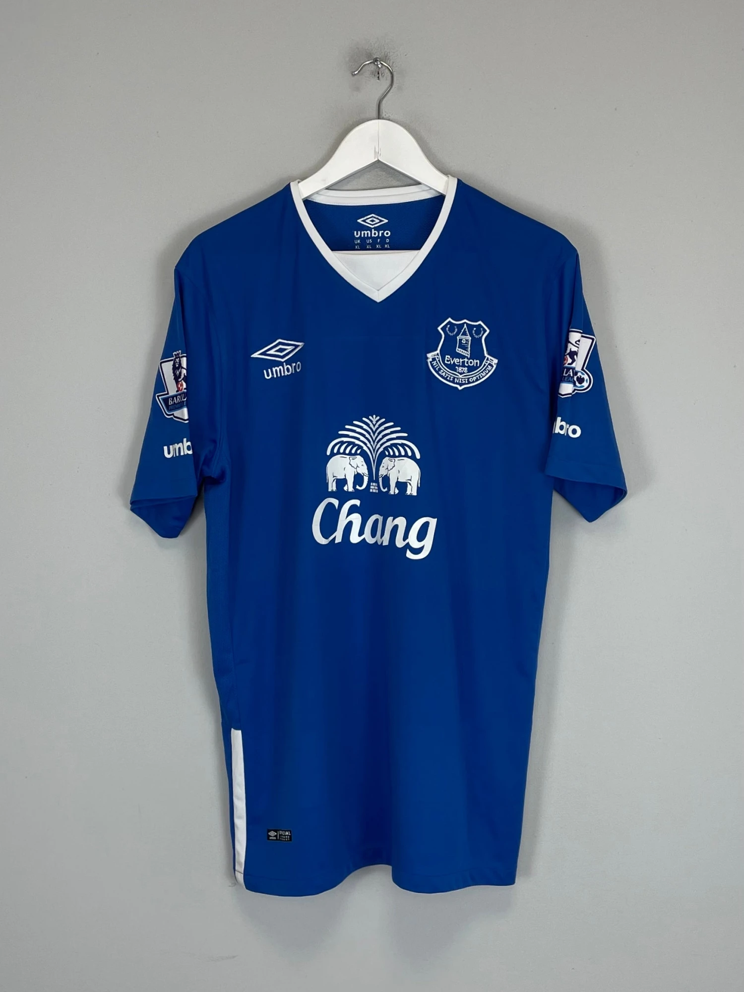 2015/16 EVERTON MIRALLAS #11 HOME SHIRT (XL) UMBRO(2015 16 Everton Mirallas 11 Home Shirt Xl Umbro43543) 5 2015/16 EVERTON MIRALLAS #11 HOME SHIRT (XL) UMBRO(2015 16 Everton Mirallas 11 Home Shirt Xl Umbro43543) - Image 3