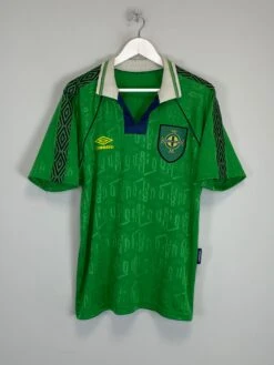 1994/95 NORTHERN IRELAND *PROTOTYPE* HOME SHIRT (M) UMBRO(1994 95 Northern Ireland Prototype Home Shirt M Umbro)