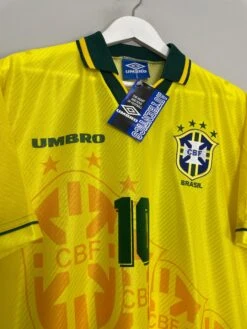 1994/96 BRAZIL RIVALDO #10 *BNWT* HOME SHIRT (L) UMBRO(1994 96 Brazil Rivaldo 10 Bnwt Home Shirt L Umbro55) -Cultkits Shop image00117 2db26181 f80f 4fe7 9b77 4afbbb01e9e5