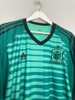 2018/19 SPAIN *PLAYER ISSUE* GK SHIRT (XL) ADIDAS(2018 19 Spain Player Issue Gk Shirt Xl Adidas5) -Cultkits Shop image00117 a81b5821 830b 4062 9496 a2153e8ecce5