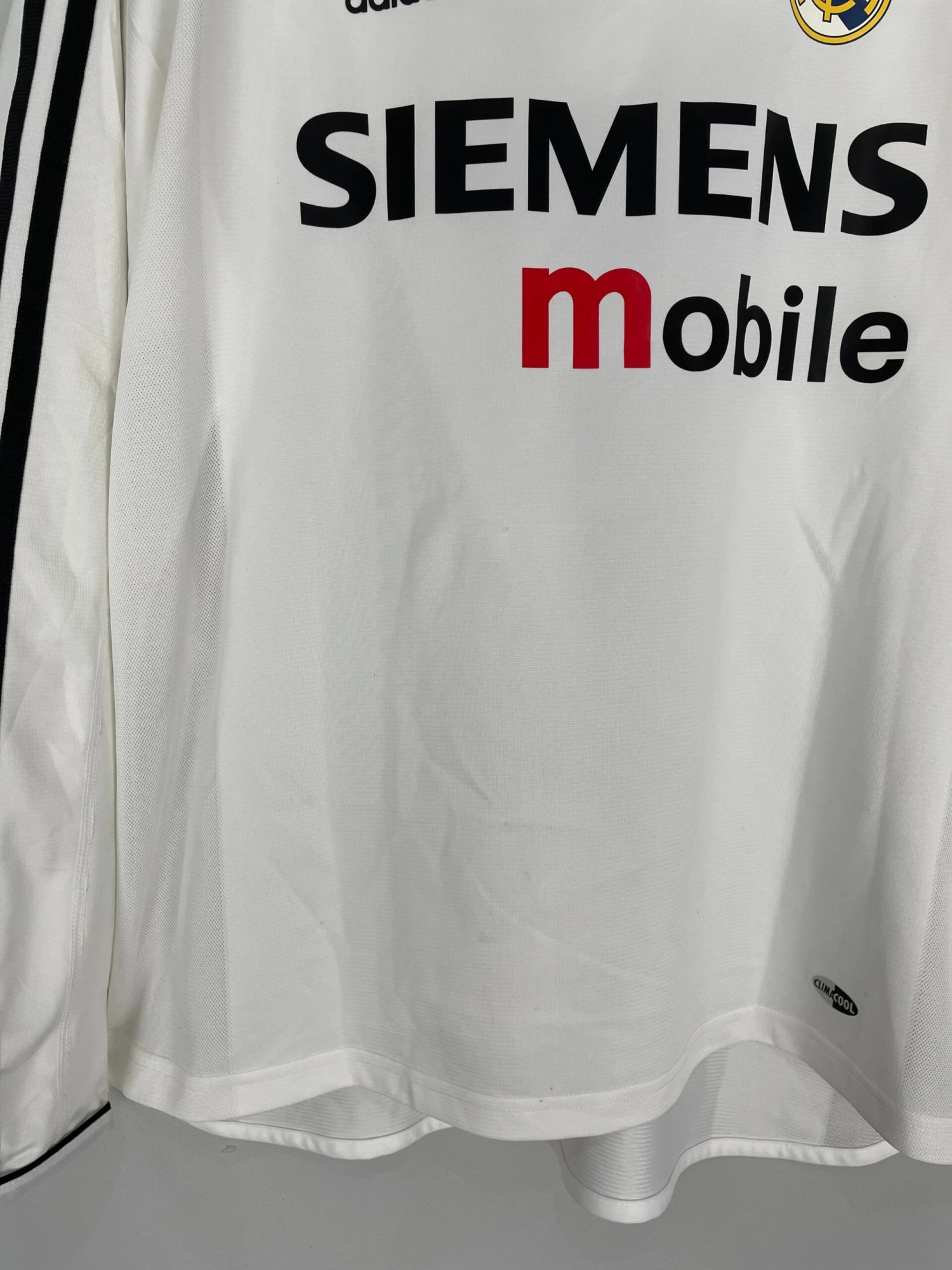 2004/05 REAL MADRID RONALDO #9 *PLAYER ISSUE* L/S HOME SHIRT (L) ADIDAS(2004 05 Real Madrid Ronaldo 9 Player Issue L S Home Shirt L Adidas664) 7 2004/05 REAL MADRID RONALDO #9 *PLAYER ISSUE* L/S HOME SHIRT (L) ADIDAS(2004 05 Real Madrid Ronaldo 9 Player Issue L S Home Shirt L Adidas664) - Image 5