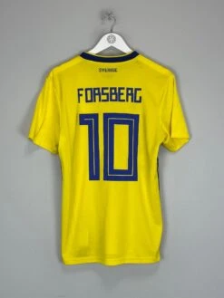 2018/20 SWEDEN FORSBERG #10 HOME SHIRT (M) ADIDAS(2018 20 Sweden Forsberg 10 Home Shirt M Adidas5225)