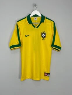 1997/98 BRAZIL RONALDO #9 HOME SHIRT (M) NIKE(1997 98 Brazil Ronaldo 9 Home Shirt M Nike24) -Cultkits Shop image00127 45bd35cc 9a27 4071 9969 8b522410c08c