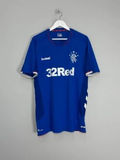 2018/19 RANGERS HOME SHIRT (XXL) HUMMEL(2018 19 Rangers Home Shirt Xxl Hummel355)