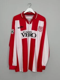 2003/04 VICENZA DE MARTIN #22 *MATCH ISSUE* HOME SHIRT (XL) BIEMME(2003 04 Vicenza De Martin 22 Match Issue Home Shirt Xl Biemme)