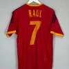 2002/04 SPAIN RAUL #7 *PLAYER ISSUE* HOME SHIRT (S) ADIDAS(2002 04 Spain Raul 7 Player Issue Home Shirt S Adidas5747)
