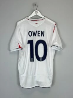 2005/07 ENGLAND OWEN #10 HOME SHIRT (L) UMBRO(2005 07 England Owen 10 Home Shirt L Umbro)