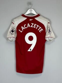 2017/18 ARSENAL LACAZETTE #9 HOME SHIRT (S) PUMA(2017 18 Arsenal Lacazette 9 Home Shirt S Puma54747)