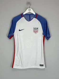 2016/17 USA *PLAYER ISSUE* HOME SHIRT (S) NIKE(2016 17 Usa Player Issue Home Shirt S Nike144)