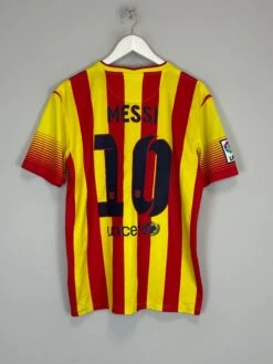 2013/14 BARCELONA MESSI #10 AWAY SHIRT (M) NIKE(2014 15 Barcelona Messi 10 Away Shirt M Nike3636)