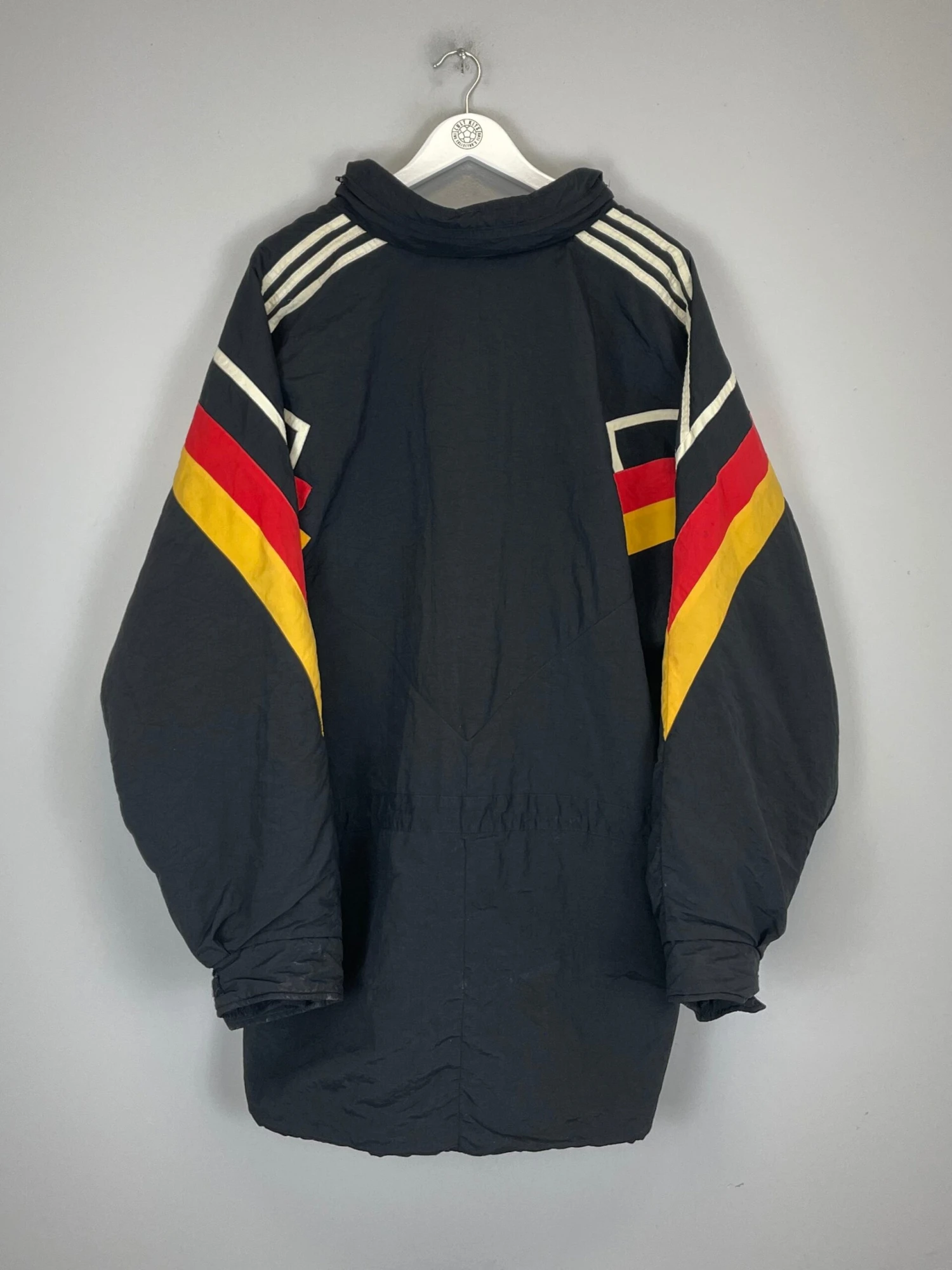 1992 GERMANY BENCH COAT (L) ADIDAS(1992 Germany Bench Coat L Adidas2356) 6 1992 GERMANY BENCH COAT (L) ADIDAS(1992 Germany Bench Coat L Adidas2356) - Image 4