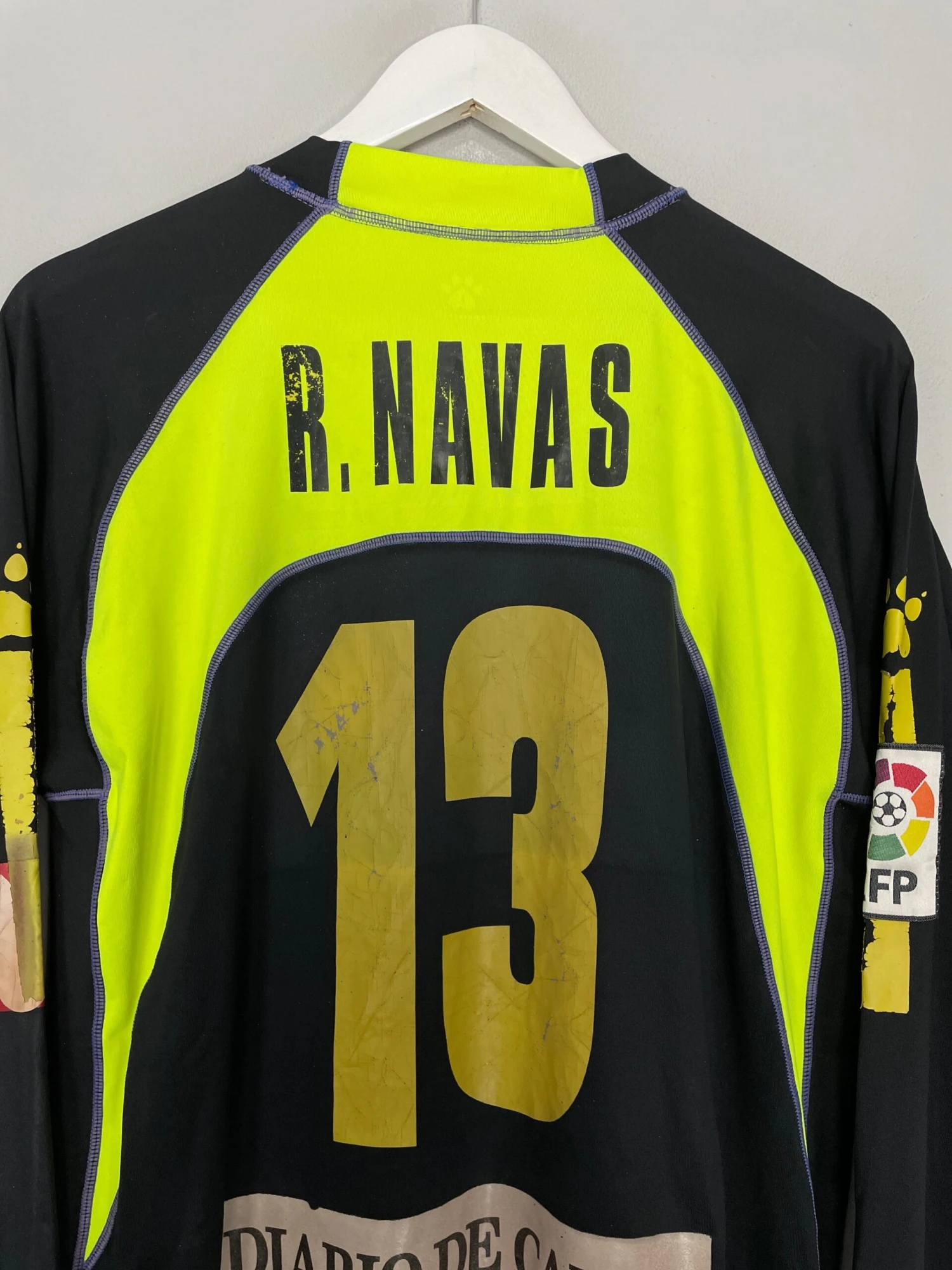 2007/08 CADIZ FC R.NAVAS #13 L/S *MATCH ISSUE* GK SHIRT (L) KELME(2007 08 Cadiz Fc R Navas 13 L S Gk Shirt L Kelme) 4 2007/08 CADIZ FC R.NAVAS #13 L/S *MATCH ISSUE* GK SHIRT (L) KELME(2007 08 Cadiz Fc R Navas 13 L S Gk Shirt L Kelme) - Image 2