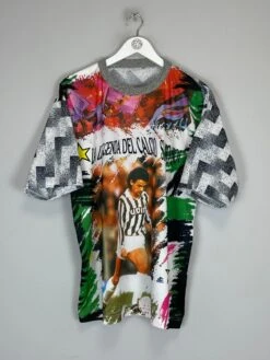 1990'S JUVENTUS BAGGIO BOOTLEG TEE (M) OM(1990s Juventus Baggio Bootleg Tee M Om366)