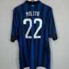 2011/12 INTER MILAN MILITO #22 HOME SHIRT (XL) NIKE(2011 12 Inter Milan Milito 22 Home Shirt Xl Nike577)