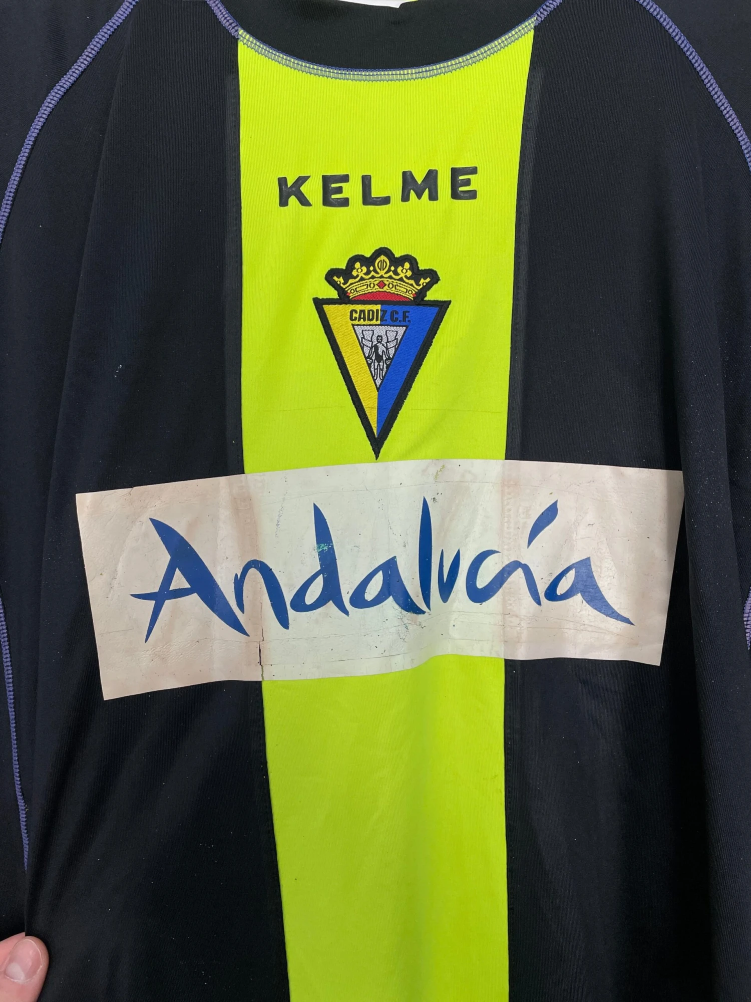 2007/08 CADIZ FC R.NAVAS #13 L/S *MATCH ISSUE* GK SHIRT (L) KELME(2007 08 Cadiz Fc R Navas 13 L S Gk Shirt L Kelme) 7 2007/08 CADIZ FC R.NAVAS #13 L/S *MATCH ISSUE* GK SHIRT (L) KELME(2007 08 Cadiz Fc R Navas 13 L S Gk Shirt L Kelme) - Image 5