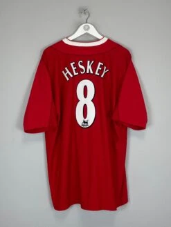 2002/04 LIVERPOOL HESKEY #8 HOME SHIRT (XXL) REEBOK(2002 04 Liverpool Heskey 8 Home Shirt Xxl Reebok3252)