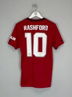 2019/20 MANCHESTER UNITED RASHFORD #10 HOME SHIRT (S) ADIDAS(2019 20 Manchester United Rashford 10 Home Shirt S Adidas856)