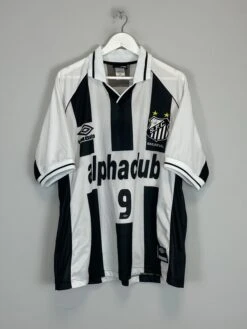 2000 SANTOS #9 HOME SHIRT (XL) UMBRO(2000 Santos 9 Home Shirt Xl Umbro6464)