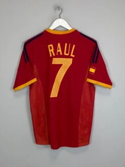 2002/04 SPAIN RAUL #7 HOME SHIRT (S) ADIDAS(2002 04 Spain Raul 7 Home Shirt S Adidas6364)