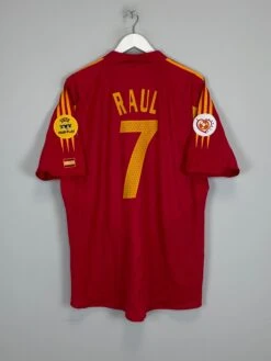 2004/06 SPAIN RAUL #7 HOME SHIRT (XL) ADIDAS(2004 06 Spain Raul 7 Home Shirt Xl Adidas3463)
