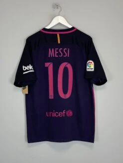 2016/17 BARCELONA MESSI #10 *BNWT* AWAY SHIRT (L) NIKE(2016 17 Barcelona Messi 10 Bnwt Away Shirt L Nike3535)