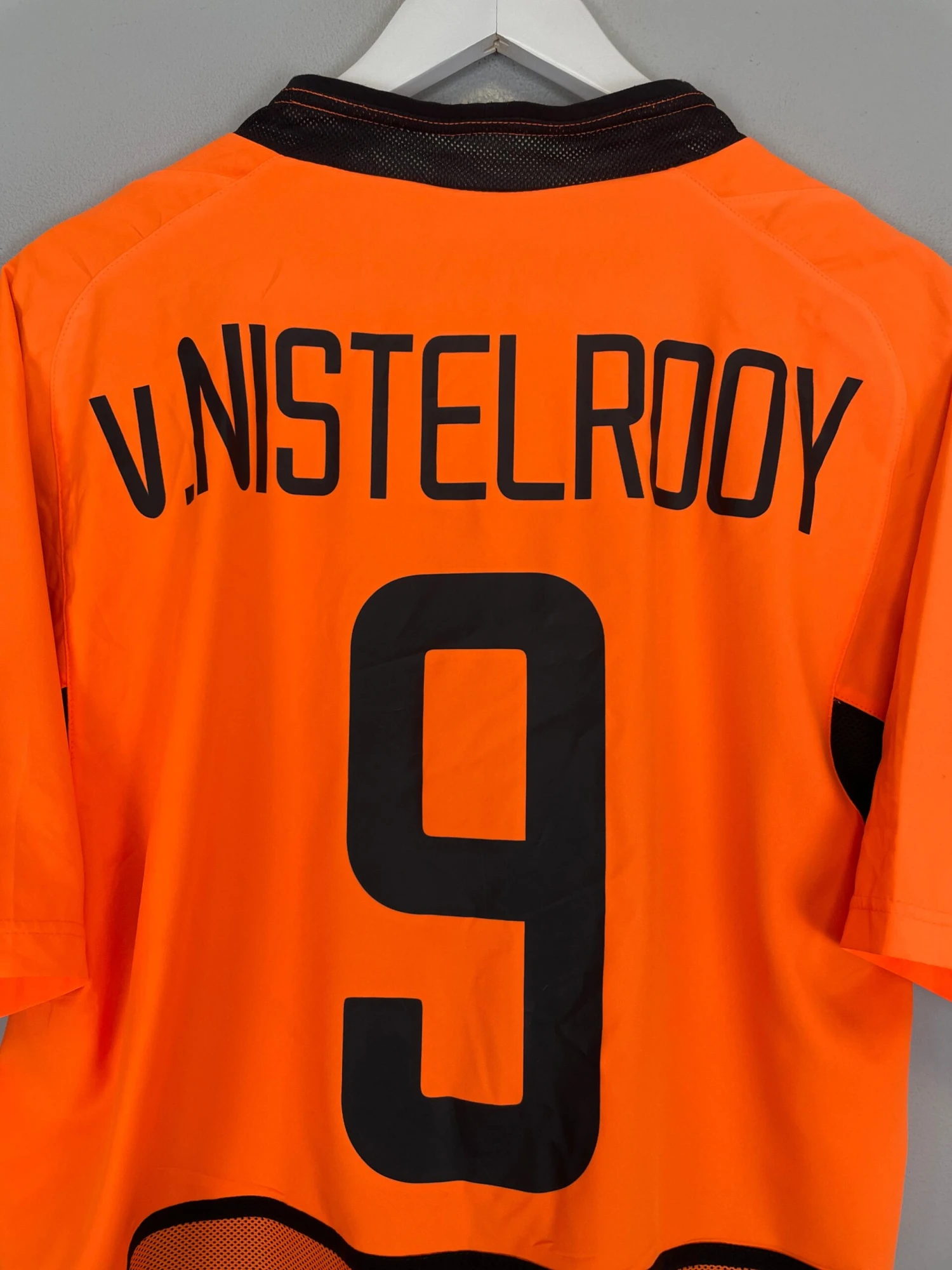 2002/04 NETHERLANDS V.NISTELROOY #9 *PLAYER ISSUE* HOME SHIRT (M) NIKE(2002 04 Netherlands V Nistelrooy 9 Player Issue Home Shirt M Nike) 4 2002/04 NETHERLANDS V.NISTELROOY #9 *PLAYER ISSUE* HOME SHIRT (M) NIKE(2002 04 Netherlands V Nistelrooy 9 Player Issue Home Shirt M Nike) - Image 2