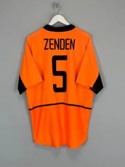 2002/04 NETHERLANDS ZENDEN #8 HOME SHIRT (L) NIKE(2002 04 Netherlands Zenden 8 Home Shirt L Nike52325)