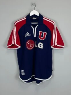 2001/02 UNIVERSIDAD DE CHILE HOME SHIRT (L) ADIDAS(2001 02 Universidad De Chile L Adidas5235)