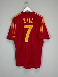 2004/06 SPAIN RAUL #7 HOME SHIRT (XL) ADIDAS(2004 06 Spain Raul 7 Home Shirt Xl Adidas3636)