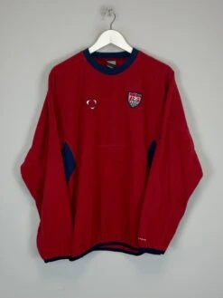 1998/00 USA FLEECE JUMPER (M) NIKE(1998 00 Usa Fleece Jumper M Nike)