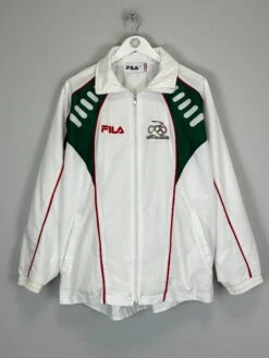2004 MEXICO OLYMPICS TRACK JACKET (M) FILA(2004 Mexico Olympics Track Jacket M Fila5858)