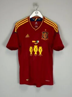 2012 SPAIN EURO FINAL SHIRT (M) ADIDAS(2012 Spain Euro Final Shirt M Adidas5658)