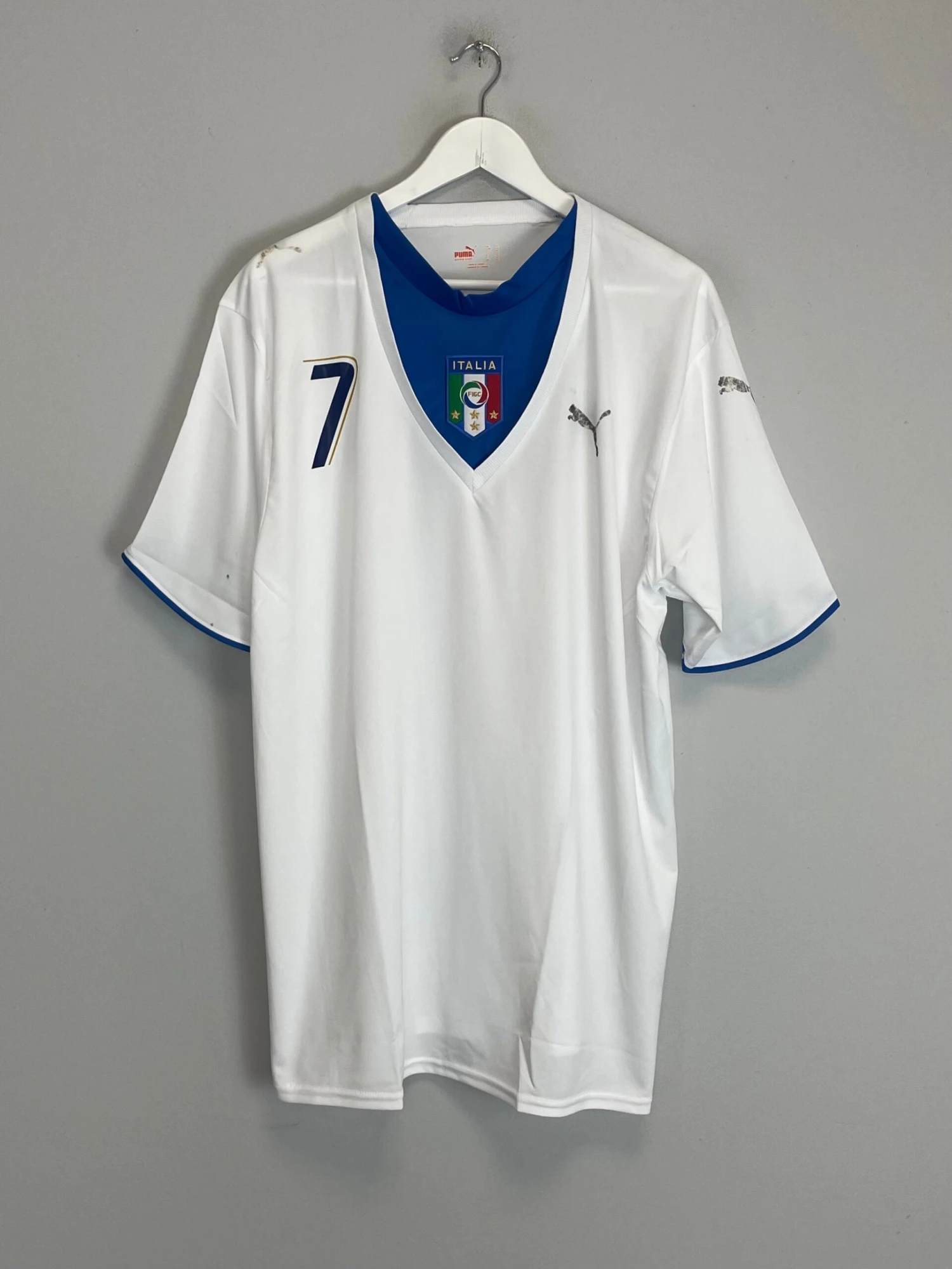 2006/07 ITALY DEL PIERO #7 AWAY SHIRT (XL) PUMA(2006 07 Italy Del Piero 7 Away Shirt Xl Puma6456) 5 2006/07 ITALY DEL PIERO #7 AWAY SHIRT (XL) PUMA(2006 07 Italy Del Piero 7 Away Shirt Xl Puma6456) - Image 3