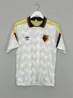 1989/91 WATFORD AWAY SHIRT (S) UMBRO(Watford 1989 Away Shirt S Umbro)
