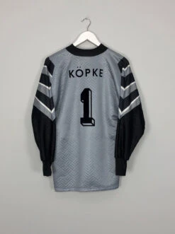 1996/98 ADIDAS (GERMANY) KOPKE #1 TEMPLATE GK SHIRT (S)(Adidas Germany Kopke 1 1996 98 Template Gk Shirt S)