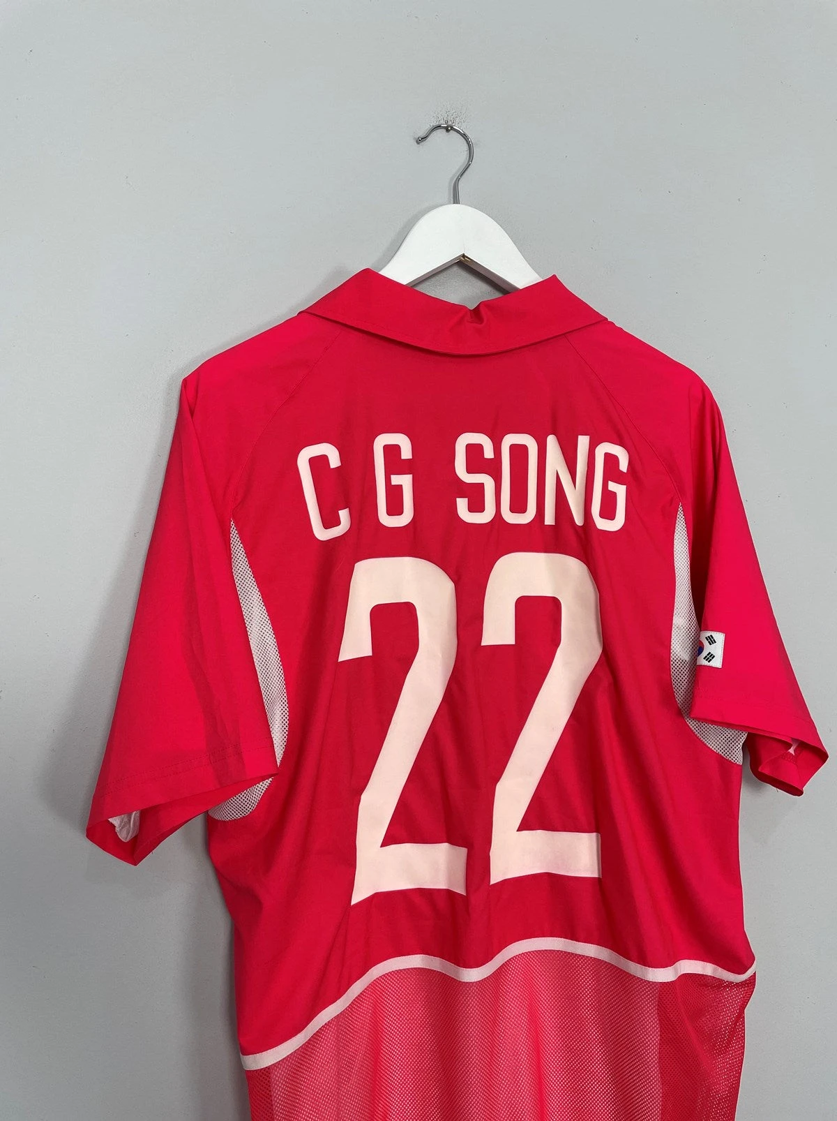 2002/04 SOUTH KOREA C G SONG #22 *PLAYER ISSUE* HOME SHIRT (L) NIKE(South Korea Cgsong 22 2002 2004 Player Issue Home Shirt L Nike) 4 2002/04 SOUTH KOREA C G SONG #22 *PLAYER ISSUE* HOME SHIRT (L) NIKE(South Korea Cgsong 22 2002 2004 Player Issue Home Shirt L Nike) - Image 2
