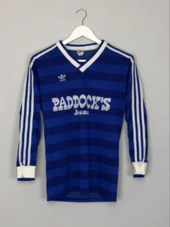 1985/86 SCHALKE L/S HOME SHIRT (S) ADIDAS(Schalke 198586 Home Shirt S Adidas)