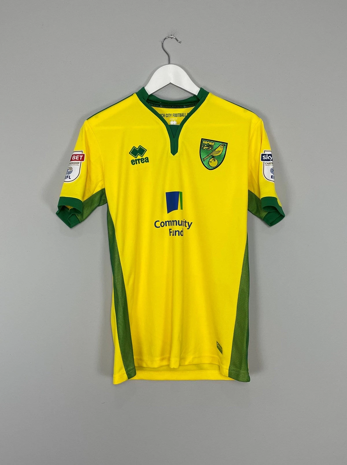 2016/17 NORWICH CITY HOWSON #8 *MATCH ISSUE* HOME SHIRT (M) ERREA(Norwich Howson 8 2016 2017 Match Issue Home Shirt M Errea) 5 2016/17 NORWICH CITY HOWSON #8 *MATCH ISSUE* HOME SHIRT (M) ERREA(Norwich Howson 8 2016 2017 Match Issue Home Shirt M Errea) - Image 3
