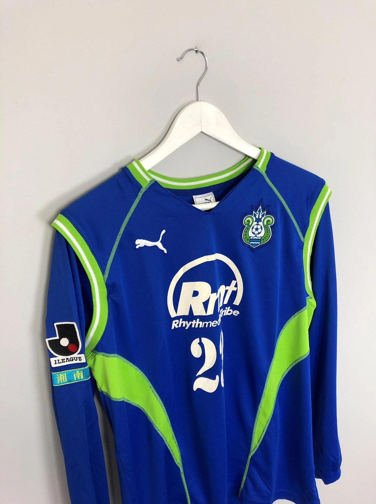2003 SHONAN BELLMARE #23 *PLAYER ISSUE* L/S HOME SHIRT (M) PUMA(Shonan Bellmare 23 2002 Player Issue Ls Home Shirt M Puma) 4 2003 SHONAN BELLMARE #23 *PLAYER ISSUE* L/S HOME SHIRT (M) PUMA(Shonan Bellmare 23 2002 Player Issue Ls Home Shirt M Puma) - Image 2