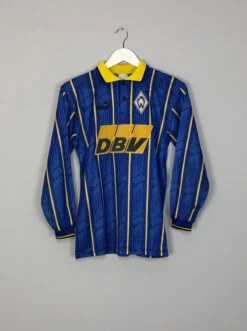 1995/96 WERDER BREMEN L/S AWAY SHIRT (XS) PUMA(Werder Bremen 1995 96 Ls Away Shirt Xs Puma)