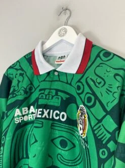 1998 Mexico *Reissue* L/S Home Shirt (Multiple Sizes) ABA Sport(1998 Mexico Reissue L S Home Multiple Sizes Aba Sport) 8 1998 Mexico *Reissue* L/S Home Shirt (Multiple Sizes) ABA Sport(1998 Mexico Reissue L S Home Multiple Sizes Aba Sport) -Cultkits Shop mx 8 ls 4