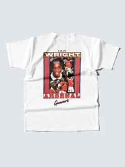 ARSENAL IAN WRIGHT BOOTLEG TEE(Ian Wright Arsenal Bootleg Tee) 12 ARSENAL IAN WRIGHT BOOTLEG TEE(Ian Wright Arsenal Bootleg Tee) -Cultkits Shop wrightBACK WHITE